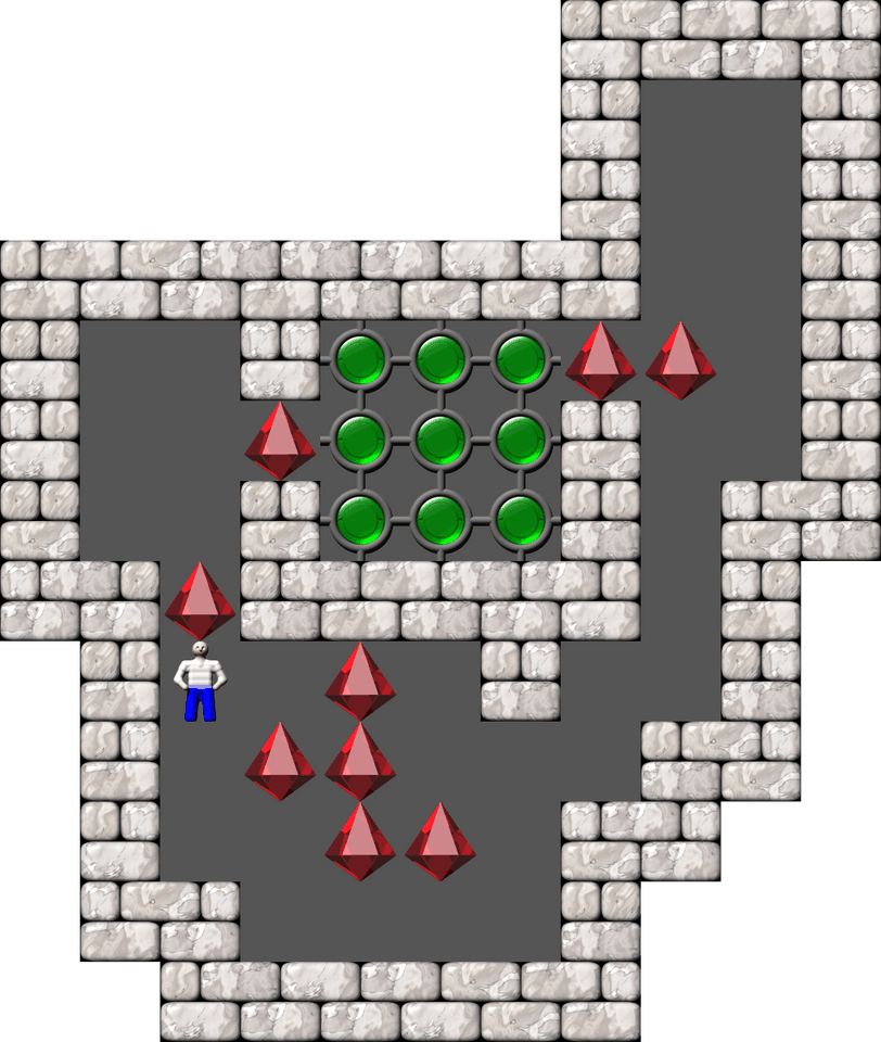 Sokoban Kevin B. Reilly Arranged level 133